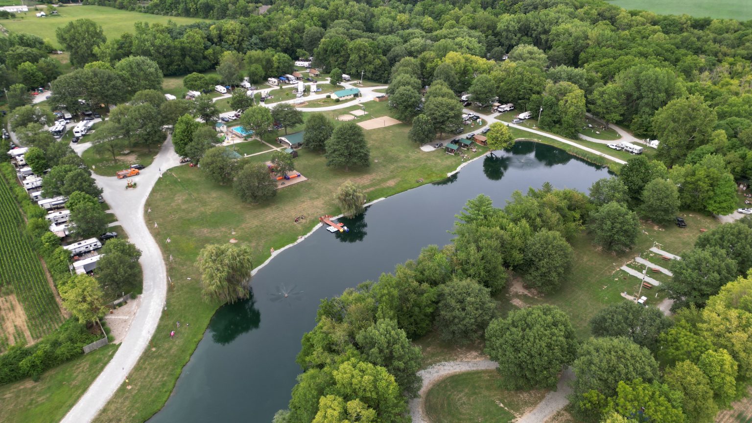 Campground Map | Yogi Bear Jellystone Park Indianapolis East