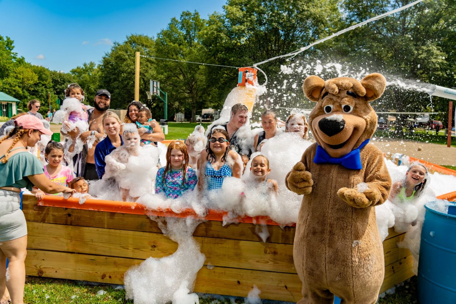 Gaga Ball & Foam Pits Yogi Bear Jellystone Park Indianapolis East